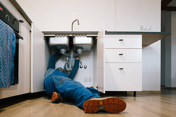 Professional Drain Cleaning technician working in East Derry, NH